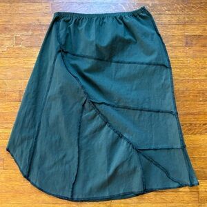 NWOT Avatar Raw Edge Stitch Stretch Skirt M